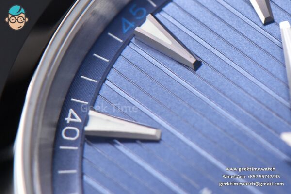 Aqua Terra 150M VSF 41MM Light Blue Dial Blue Hand Silver Markers SS Bracelet A8900 - Image 7