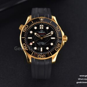Seamaster Diver 007 YG/SS 300M VSF 42mm Black Dial Rubber Strap A8800