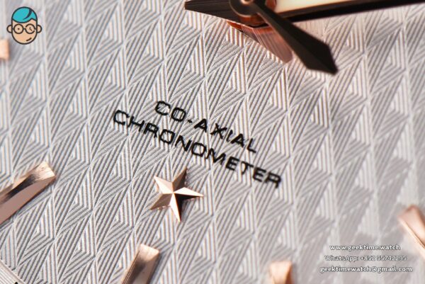 Constellation VSF 38MM RG/SS White Textured Dial RG/SS Bracelet A8500 - Image 3