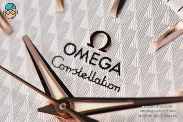 Constellation VSF 38MM RG/SS White Textured Dial RG/SS Bracelet A8500 - Image 7