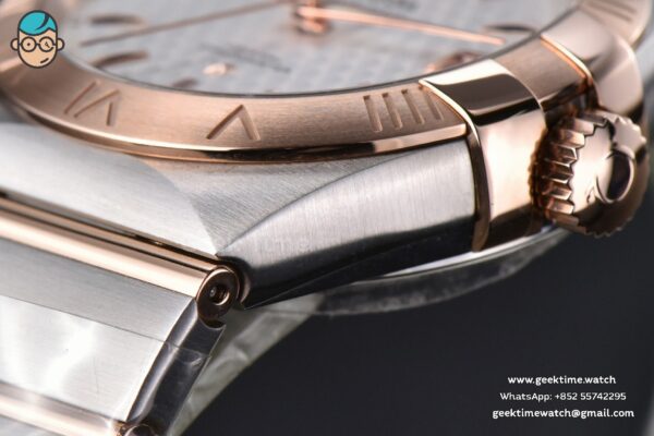 Constellation VSF 38MM RG/SS White Textured Dial RG/SS Bracelet A8500 - Image 10
