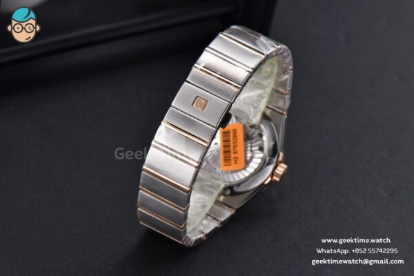 Constellation VSF 38MM RG/SS White Textured Dial RG/SS Bracelet A8500 - Image 18