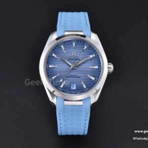 Aqua Terra 150m 41mm VSF Summer Blue Dial Rubber Strap A8900