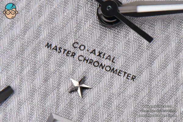 Constellation 41MM VSF Black Dial Black Black/Silver Bezel Gummy Strap A8900 - Image 5