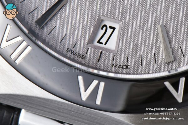 Constellation 41MM VSF Black Dial Black Black/Silver Bezel Gummy Strap A8900 - Image 6
