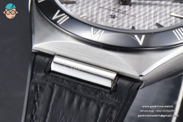 Constellation 41MM VSF Black Dial Black Black/Silver Bezel Gummy Strap A8900 - Image 7