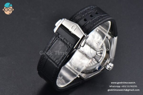 Constellation 41MM VSF Black Dial Black Black/Silver Bezel Gummy Strap A8900 - Image 13