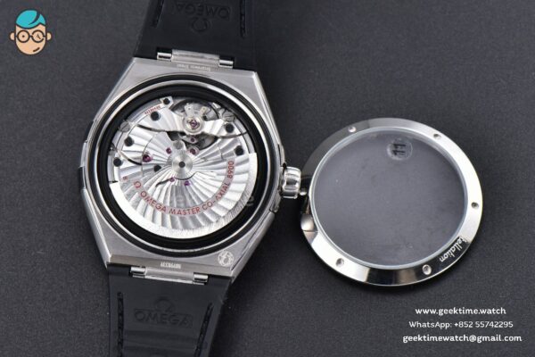 Constellation 41MM VSF Black Dial Black Black/Silver Bezel Gummy Strap A8900 - Image 14