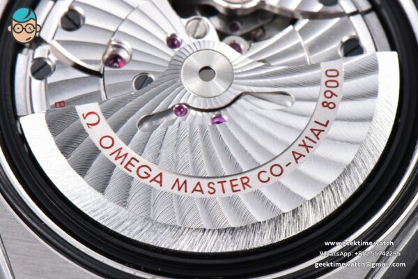 Constellation 41MM VSF Black Dial Black Black/Silver Bezel Gummy Strap A8900 - Image 16