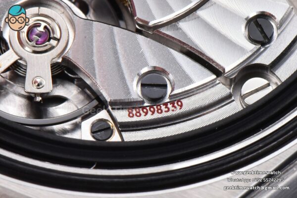 Constellation 41MM VSF Black Dial Black Black/Silver Bezel Gummy Strap A8900 - Image 18