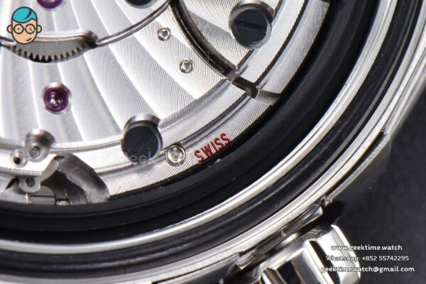 Constellation 41MM VSF Black Dial Black Black/Silver Bezel Gummy Strap A8900 - Image 21