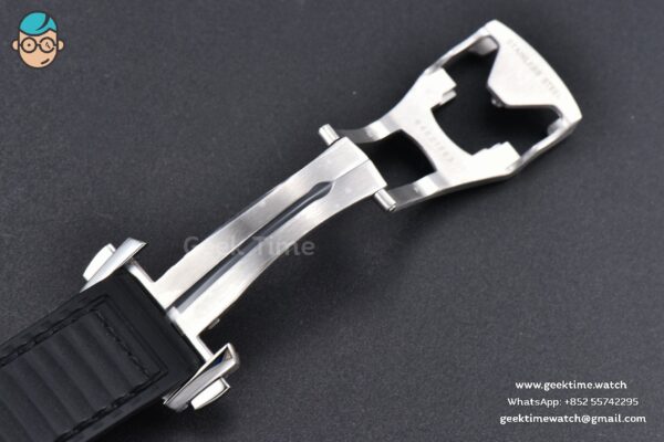 Constellation 41MM VSF Black Dial Black Black/Silver Bezel Gummy Strap A8900 - Image 26