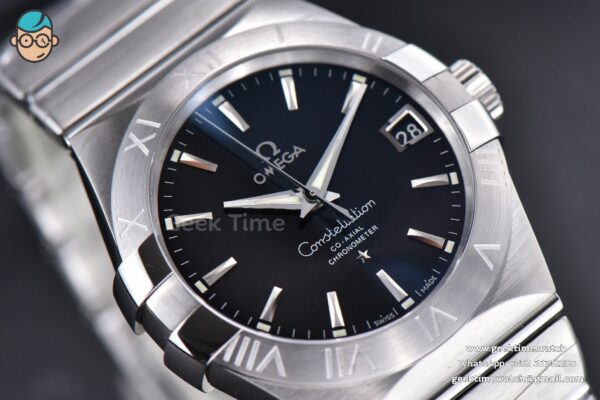 Constellation 38mm SS VSF Black Dial Stick Markers on SS Bracelet A8500 Super Clone - Image 8