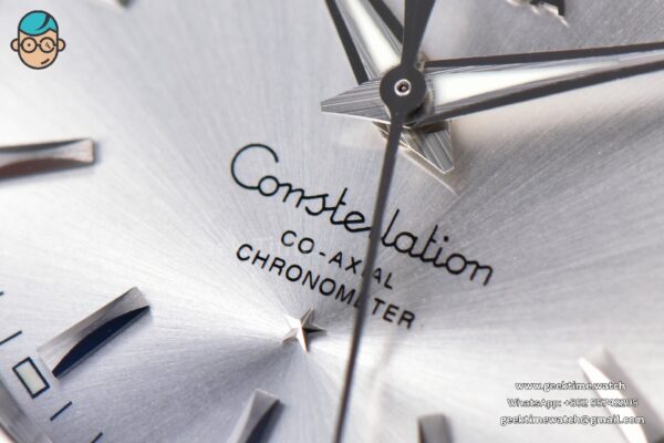 Constellation 38mm SS VSF Silver Dial Stick Markers on SS Bracelet A8500 Super Clone - Image 6