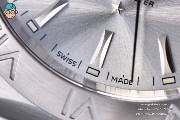 Constellation 38mm SS VSF Silver Dial Stick Markers on SS Bracelet A8500 Super Clone - Image 7