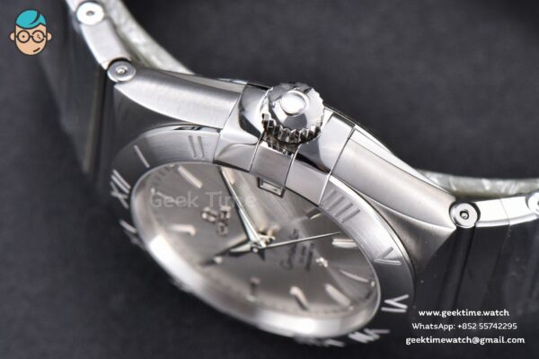 Constellation 38mm SS VSF Silver Dial Stick Markers on SS Bracelet A8500 Super Clone - Image 11