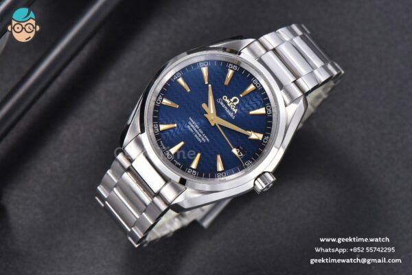 Aqua Terra 150M VSF 41MM Blue Wave Dial YG Markers SS Bracelet A8500 - Image 3
