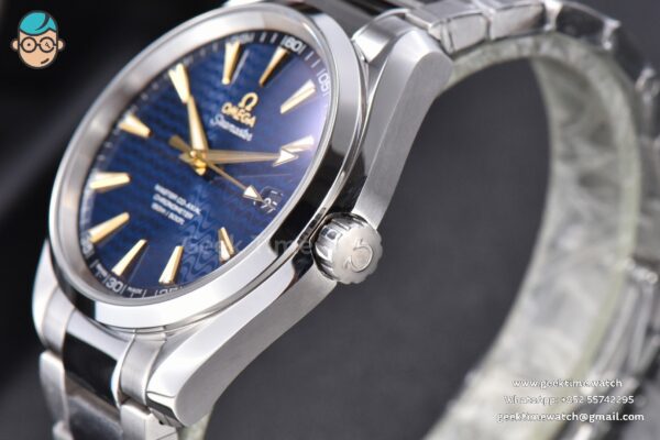 Aqua Terra 150M VSF 41MM Blue Wave Dial YG Markers SS Bracelet A8500 - Image 9