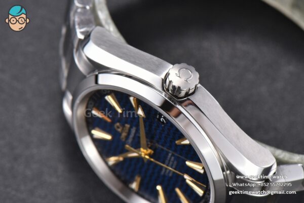 Aqua Terra 150M VSF 41MM Blue Wave Dial YG Markers SS Bracelet A8500 - Image 10