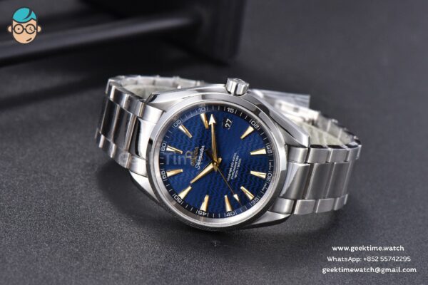 Aqua Terra 150M VSF 41MM Blue Wave Dial YG Markers SS Bracelet A8500 - Image 11