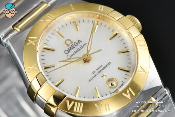 Constellation 29mm TWSF YG MOP Dial YG/SS Bracelet A8700 - Image 6