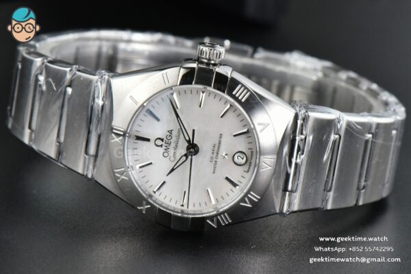 Constellation 29mm TWSF White Dial Stick Marker SS Bracelet A8700 - Image 9