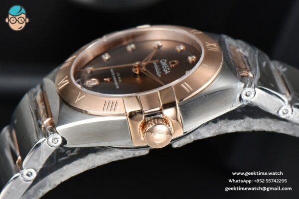 Constellation 29mm TWSF RG Brown Dial RG/SS Bracelet A8700 - Image 7