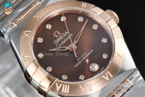 Constellation 29mm TWSF RG Brown Dial RG/SS Bracelet A8700 - Image 8