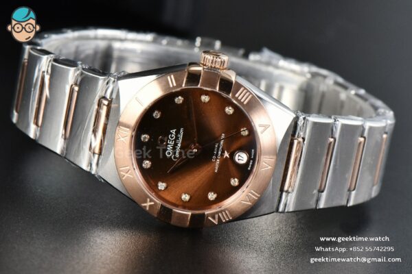 Constellation 29mm TWSF RG Brown Dial RG/SS Bracelet A8700 - Image 9