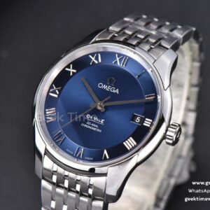 De Ville Hour Vision VSF 41MM Blue Dial SS Bracelet A8500