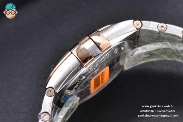 Constellation 38mm SS/RG VSF Silver Dial Diamonds Markers on SS/RG Bracelet A8500 Super Clone - Image 12