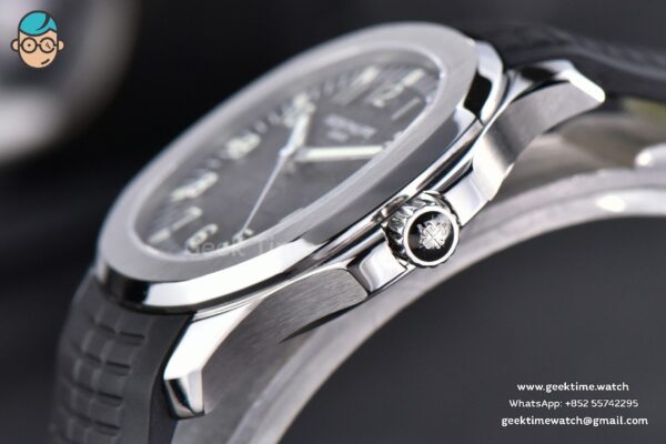 Aquanaut 5167 40mm ZF Gray Dial Black Rubber Strap A324 - Image 8