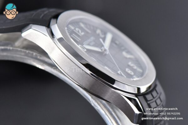 Aquanaut 5167 40mm ZF Gray Dial Black Rubber Strap A324 - Image 9