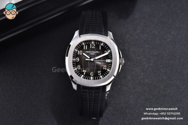 Aquanaut 5167 40mm 3KF Black Dial Black Rubber Strap A330 V3 - Image 2