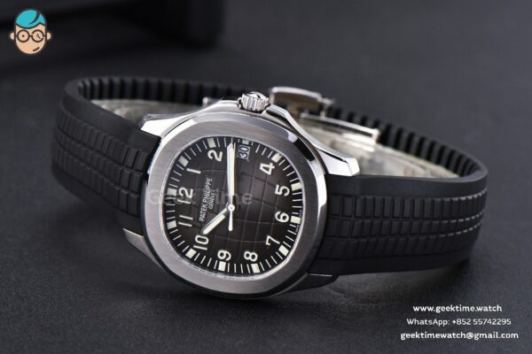 Aquanaut 5167 40mm ZF Gray Dial Black Rubber Strap A324 - Image 10