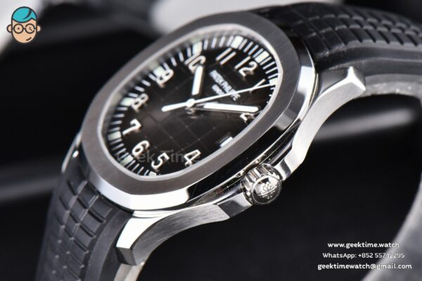 Aquanaut 5167 40mm 3KF Black Dial Black Rubber Strap A330 V3 - Image 5
