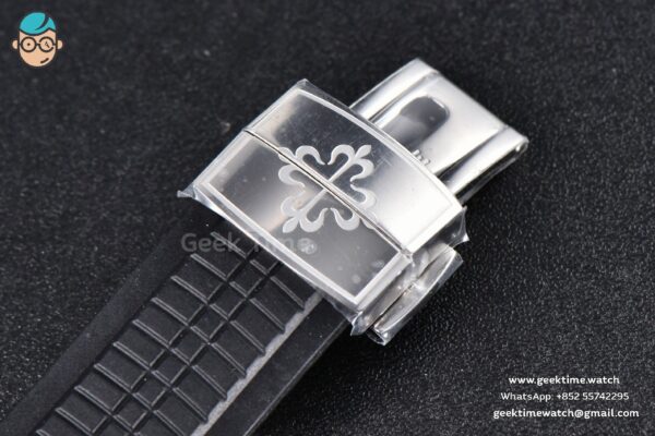 Aquanaut 5167 40mm 3KF Black Dial Black Rubber Strap A330 V3 - Image 9