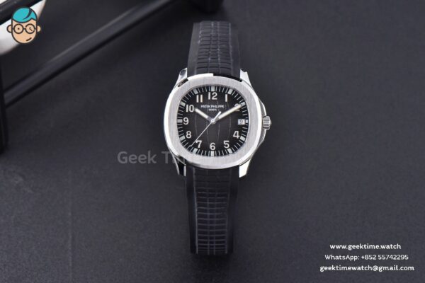 Aquanaut 5167 40mm 3KF Black Dial Black Rubber Strap A324 - Image 2