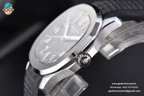 Aquanaut 5167 40mm 3KF Black Dial Black Rubber Strap A324 - Image 6