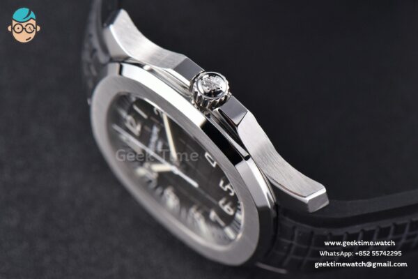 Aquanaut 5167 40mm 3KF Black Dial Black Rubber Strap A324 - Image 7