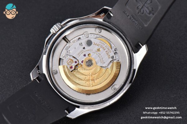 Aquanaut 5167 40mm 3KF Black Dial Black Rubber Strap A324 - Image 11