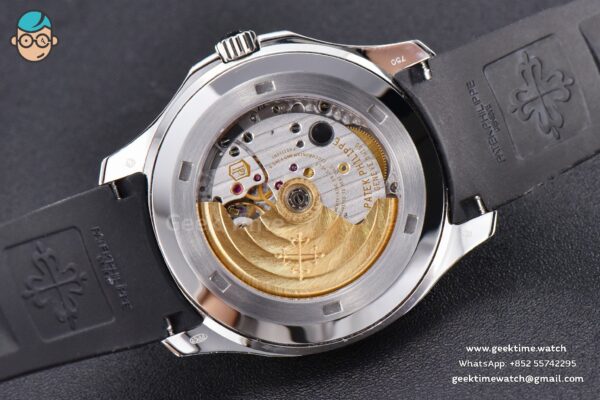Aquanaut 5167 40mm 3KF Black Dial Black Rubber Strap A324 - Image 17