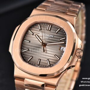 Nautilus 5711/1R RG PPF 40MM Gray Textured Dial RG Bracelet 324CS V2 (Updated To V4)