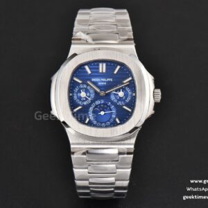 Nautilus 5740 40mm TWF esfera azul brazalete SS A240
