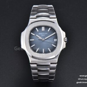 Nautilus 5811 41mm 3KF cadran bleu bracelet SS SA330