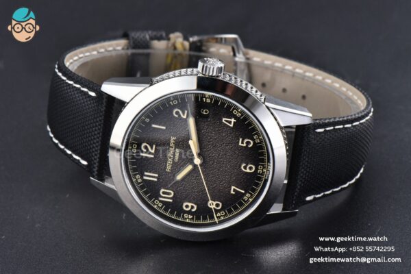 Calatrava 5226G PPF 40mm Gray Dial Nylon Strap MY9015 Mod - Image 10