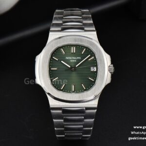 Nautilus 5711 PPF 40mm esfera verde brazalete SS A324SC