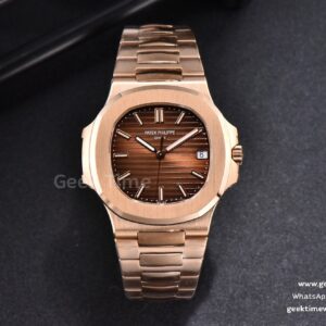 Nautilus 5711R 40mm 3KF esfera marrón brazalete RG A324 V3