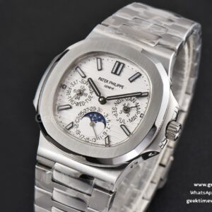 Nautilus 5740 40mm TWF White Dial SS Bracelet A240