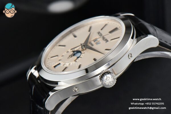 Complications 5396 38.5mm ZF White Dial Moonphase Stick Markers Black Leather Strap MY9015 - Image 8